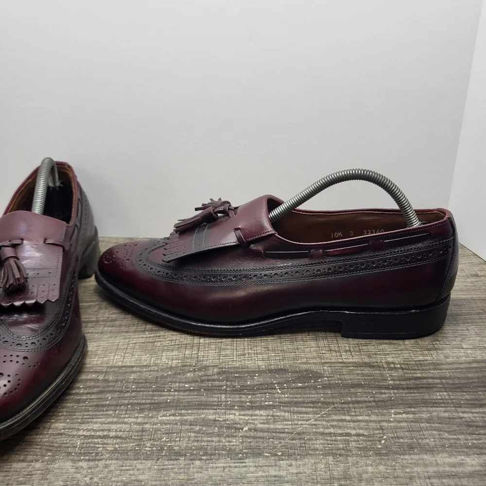 Allen Edmonds Tassel Loafers Shoes SZ: 10.5 D Arlington